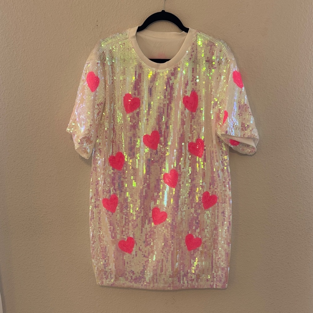 Sequin Heart Top
